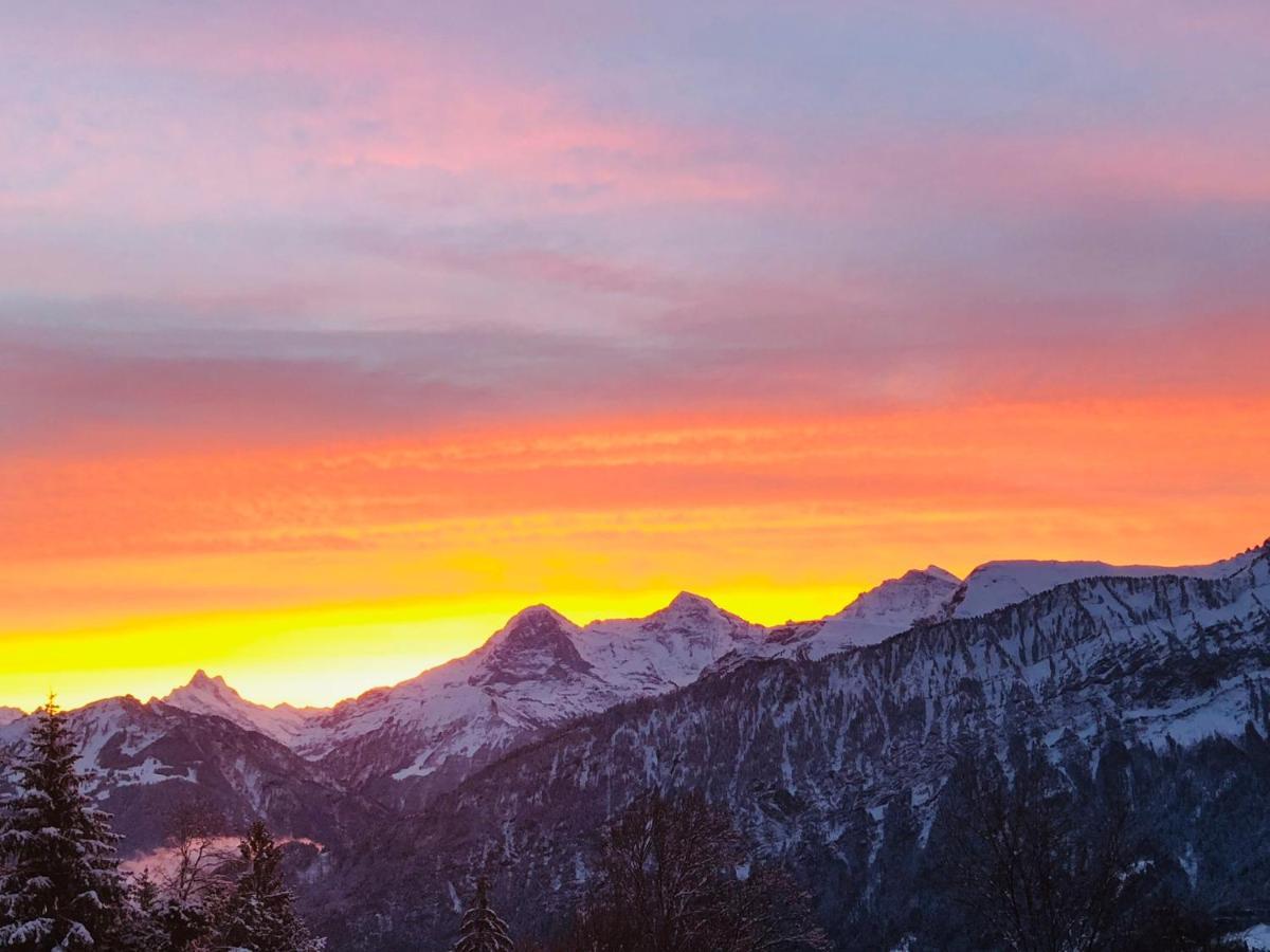 Mit Und Bergsicht Im Vier Sterne Appartement Beatenberg
